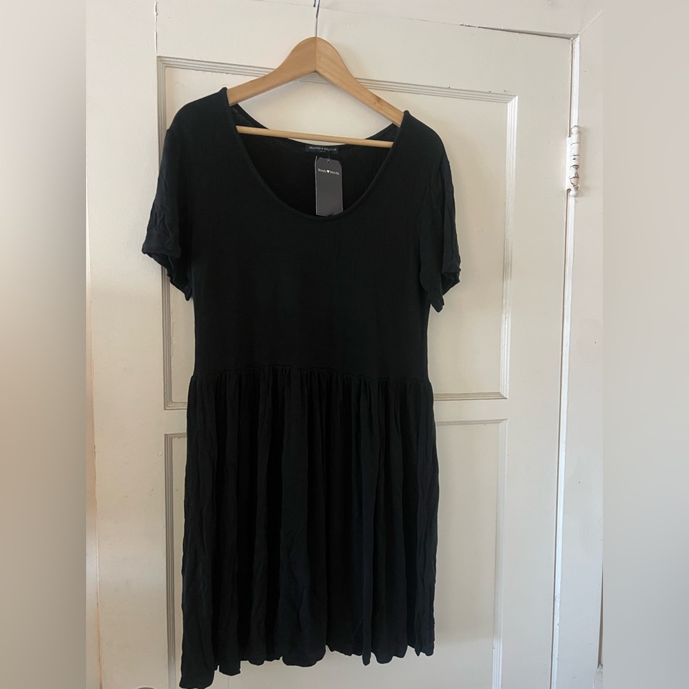 NWT Brandy Melville Classic Black Maxi Dress